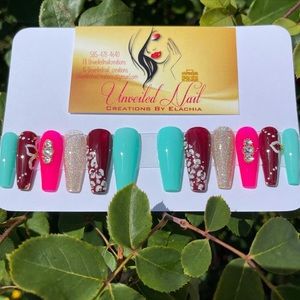 Multicolor nail set